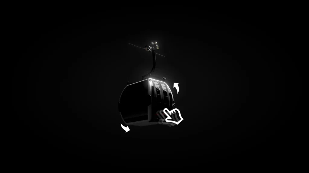 3D Video Interactive - CGI Gondel / Cable Car